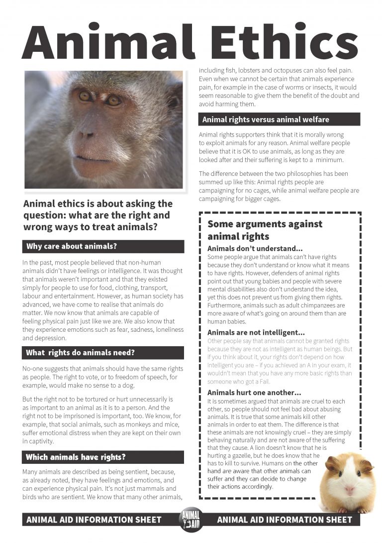 Animal Ethics - Animal Aid